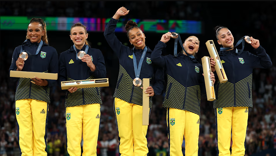 Leia mais sobre o artigo Brasil Faz História com Inédito Bronze na Ginástica Artística Feminina em Paris 2024