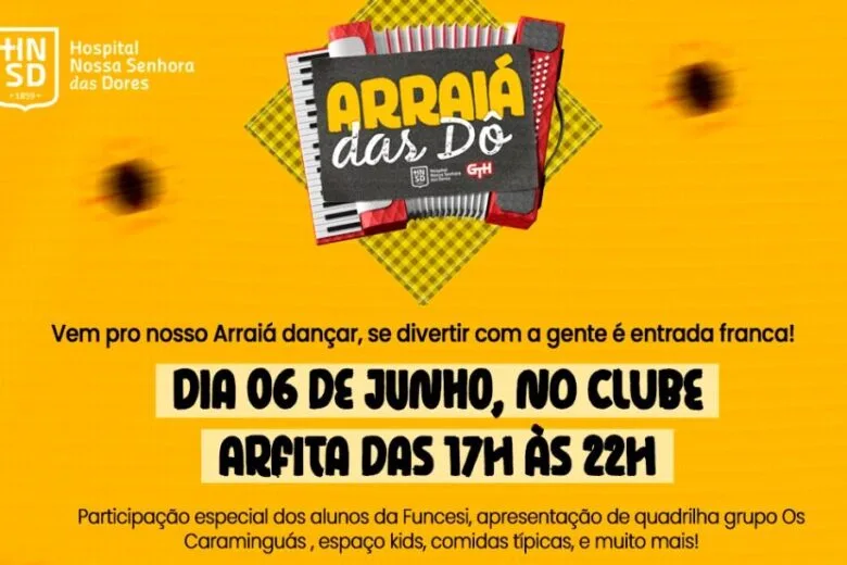 Leia mais sobre o artigo Arraiá das Dô anima Itabira com música, quadrilha e comidas típicas nesta sexta (6)