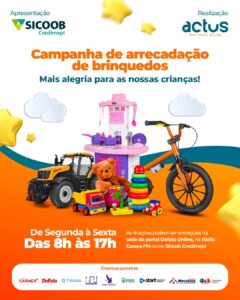 Leia mais sobre o artigo Instituto Social Actus inicia campanha para arrecadação de brinquedos em Itabira