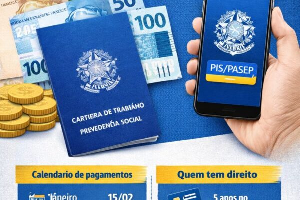 Abono Salarial PIS/Pasep 2026 terá pagamentos a partir de fevereiro e segue cronograma aprovado pelo Codefat