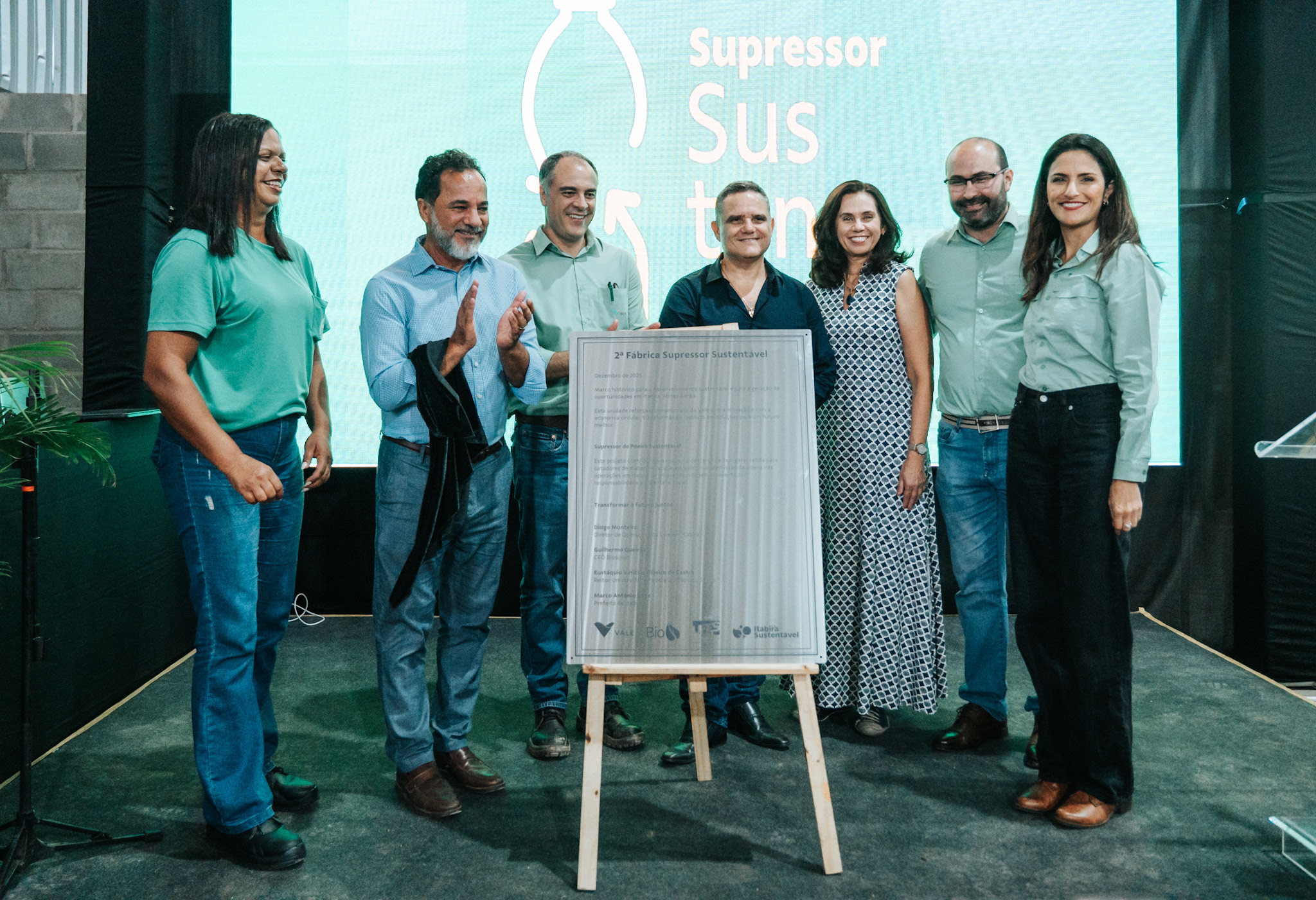 Leia mais sobre o artigo Vale e Biosolvit inauguram fábrica em Itabira para produção de supressor sustentável