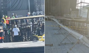 Leia mais sobre o artigo Trabalhador morre durante montagem de palco para show de Shakira em Copacabana