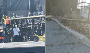 Trabalhador morre durante montagem de palco para show de Shakira em Copacabana