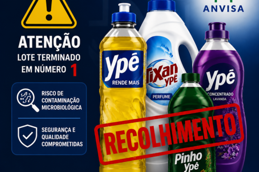 Por que a Anvisa mandou recolher os produtos Ypê?
