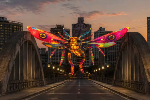 A Festa da Luz transforma Belo Horizonte em galeria a céu aberto com arte, tecnologia e cultura latino-americana