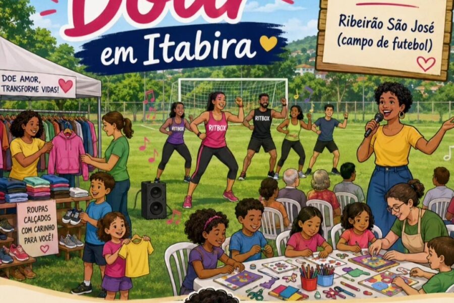 Comunidade de Ribeirão São José recebe mais uma edição do Dia de Doar em Itabira