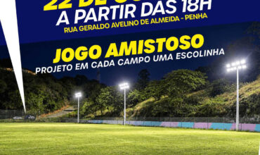 Prefeitura entrega iluminação do sexto campo do projeto Energia em Campo
