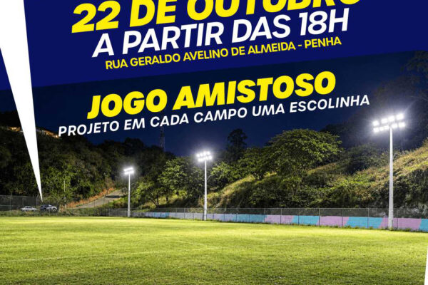 Prefeitura entrega iluminação do sexto campo do projeto Energia em Campo